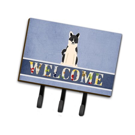 Carolines Treasures Russo-European Laika Spitz Welcome Leash or Key Holder BB5610TH68